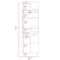 Tuhome Caribe Microwave Cabinet, Four Legs, One Drawer, Double Door, One Shelf, White MLB5578 - alternate 2